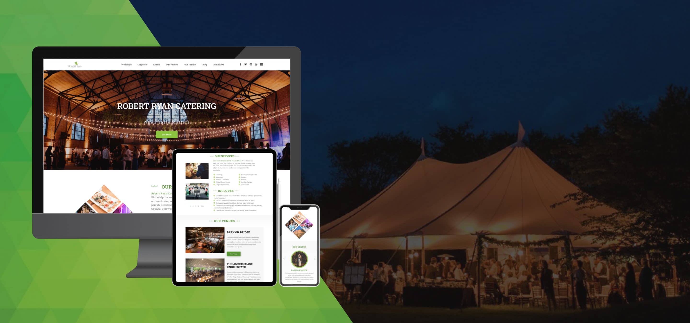 Robert Ryan Catering portfolio showcase